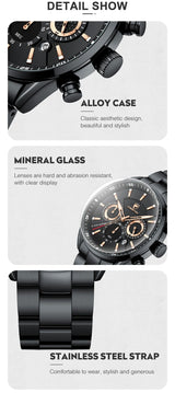 CHEETAH 1613G Casual Sport Chronograph Watch Quartz Smart Watches  