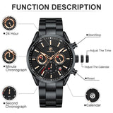 CHEETAH 1613G Casual Sport Chronograph Watch Quartz Smart Watches  