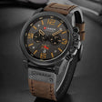 CURREN 8314 Waterproof Sport Watch Genuine Leather Smart Watches  