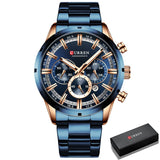 CURREN 8355 Luxury Sports Quartz Waterproof Watchs  