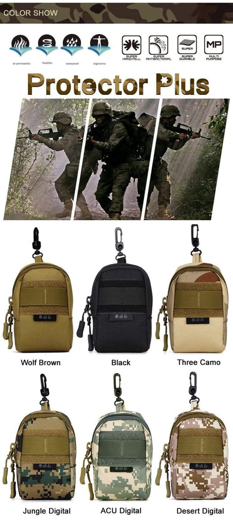 Camera Utility Pouch Molle Belt or Bag Helmet & Pack Accessories  