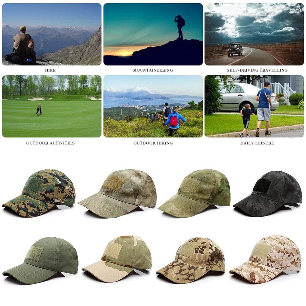 Camo Outdoor Adventure Cap 14 Designs tactical hats  