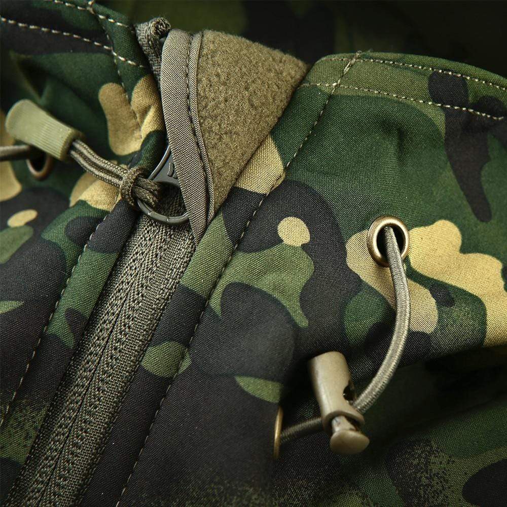 Camouflage Fleece Jacket Windbreaker Outdoor Clothing  