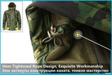 Camouflage Fleece Jacket Windbreaker Outdoor Clothing  