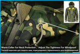 Camouflage Fleece Jacket Windbreaker Outdoor Clothing  