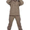 Camouflage Hooded Fleece + Pants Combo jackets  