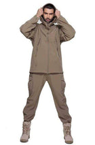 Camouflage Hooded Fleece + Pants Combo jackets  