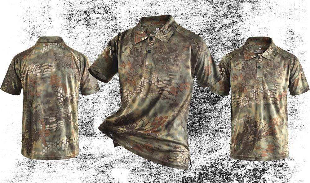 Camouflage Polo Shirt 'Fast Dry' tacticle clothing  