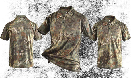 Camouflage Polo Shirt 'Fast Dry' tacticle clothing  