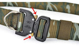 Canvas Belt Metal Quick Lock Buckle tacticle clothing  