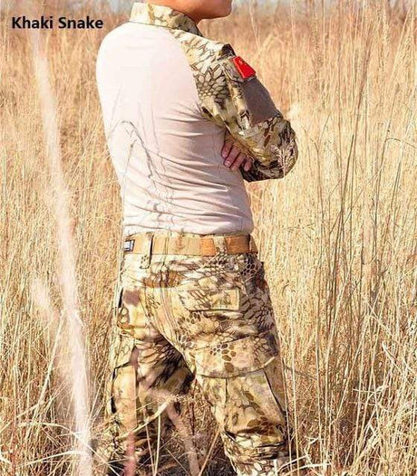 Combat Shirt + Cargo Pants Knee Pads tacticle clothing  