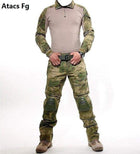 Combat Shirt + Cargo Pants Knee Pads tacticle clothing  