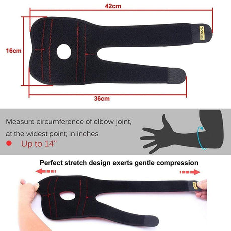 Elbow Support Wrap, Pain Relief  & Protector safety  