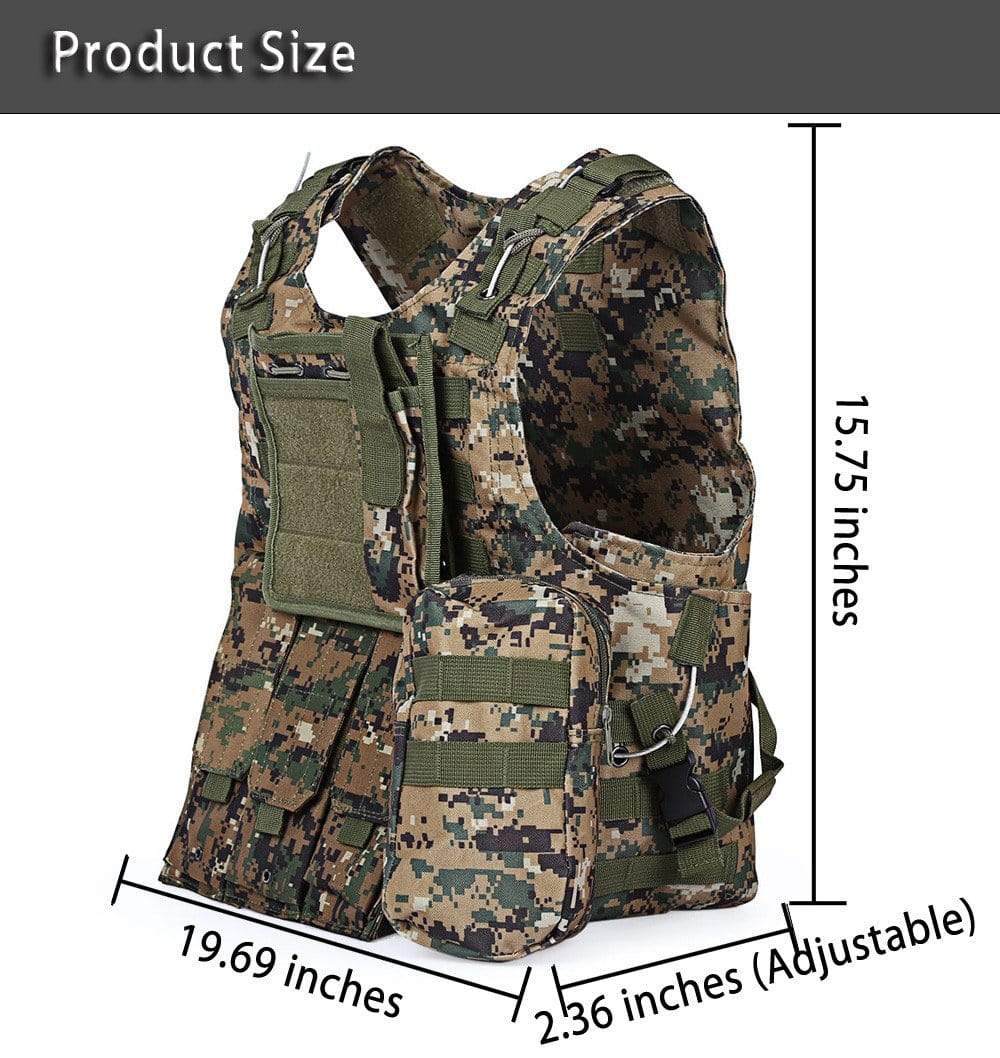 Expandable Outdoor Adventure Vest 7 Colors Helmets & Packs  