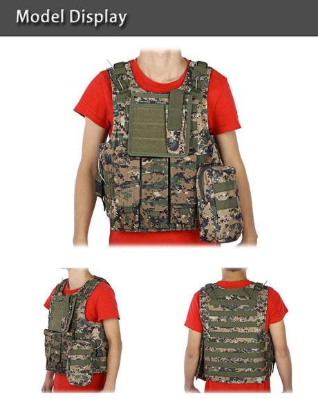 Expandable Outdoor Adventure Vest 7 Colors Helmets & Packs  