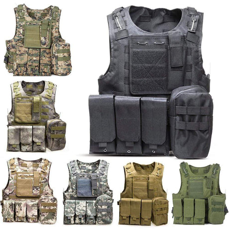 Expandable Outdoor Adventure Vest 7 Colors Helmets & Packs  