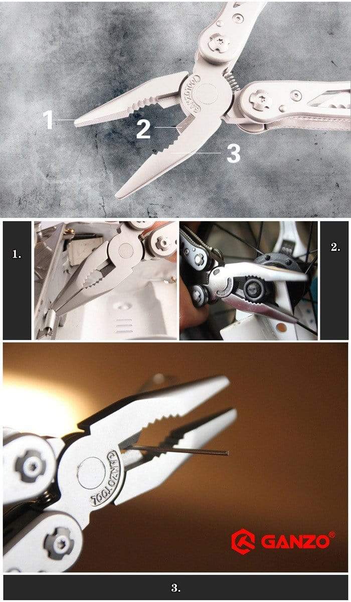 Ganzo G202B Plier Multitool Pliers army surplus  