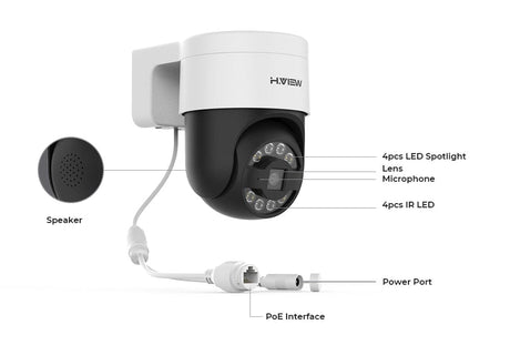 H.View AI Human Detect Security Camera Security Cameras  