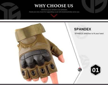Hand Protection Half Finger Gloves army surplus  
