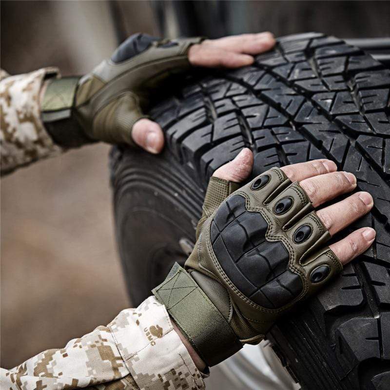 Hand Protection Half Finger Gloves army surplus  