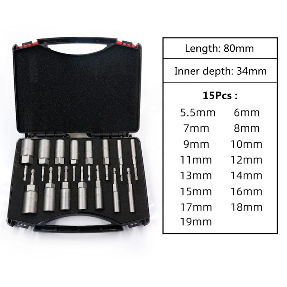 Krachtige 5.5mm-19mm Hex Socket tools  