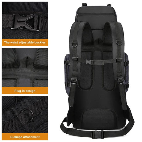 Large Hiking Camping Backpack 80ltr 90ltr BackPacks  