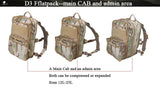 MOLLE Chest Rig Vest Flatpack Tactical Backpack BackPacks  