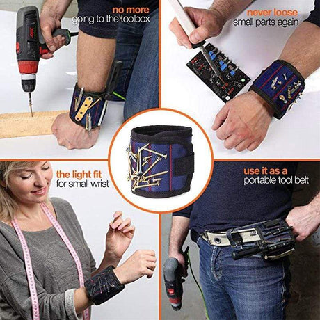Magnetic Wristband screws nails parts Medium Cool Stuff  