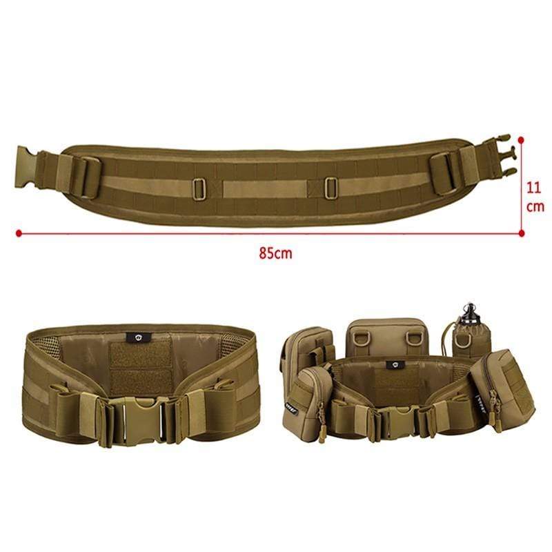 Molle Waist Belt Padded Multi-Use Helmets & Packs  