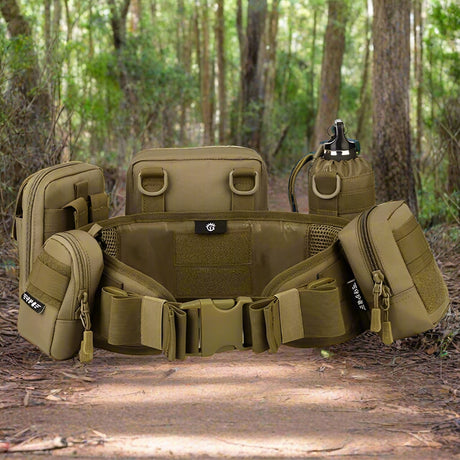 Molle Waist Belt Padded Multi-Use Helmets & Packs  