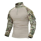 Multicam Military Men Long Sleeve Shirt Outdoor Clothing  