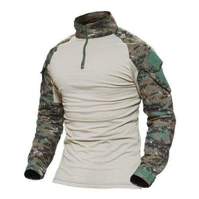 Multicam Military Men Long Sleeve Shirt Outdoor Clothing  