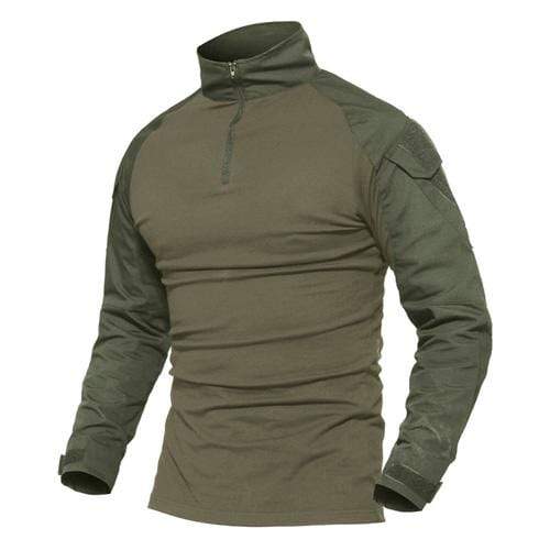 Multicam Military Men Long Sleeve Shirt Outdoor Clothing  