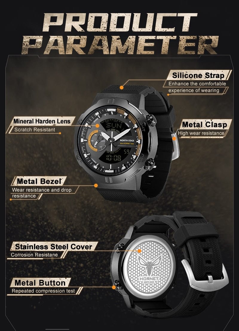 NORTH EDGE HORNET Speed Tracker Smart Watches  