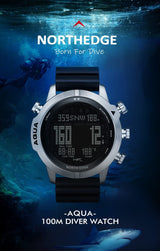 NORTH EDGE Scuba Diving Computer Watch Watchs  