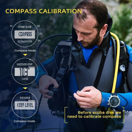 NORTH EDGE Scuba Diving Computer Watch Watchs  