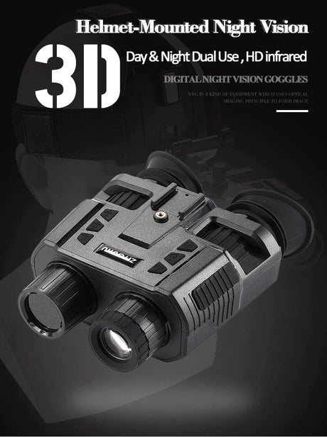 NV8000 Night Vision Google Binoculars Head mountable Infrared Optics  