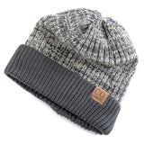 New Unisex Two-Tone Winter Beanie Thermal & Wool Beanies  
