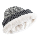 New Unisex Two-Tone Winter Beanie Thermal & Wool Beanies  