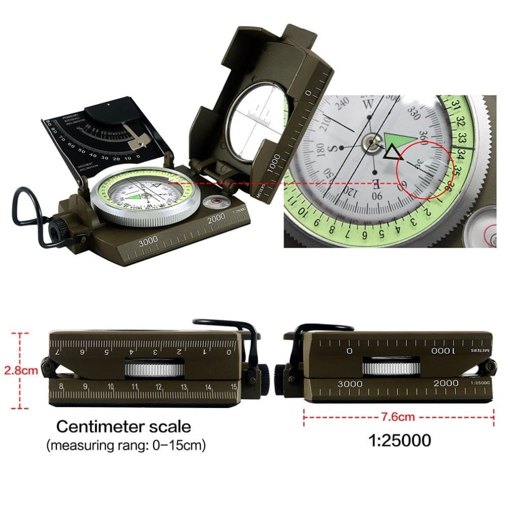 Outdoor Survival Compass Navigation Equipment survival  