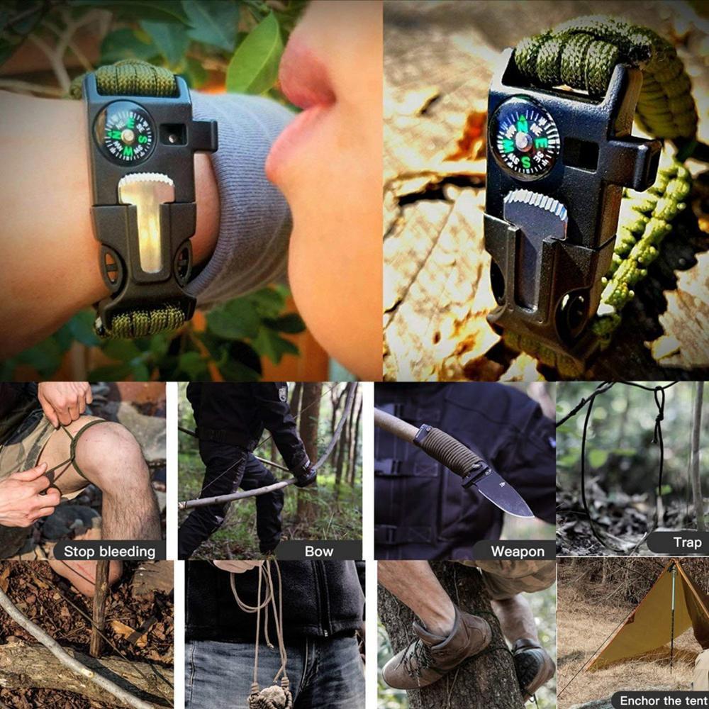 Outdoor Survival Emergency Aid Kits 10 in 1 survival  