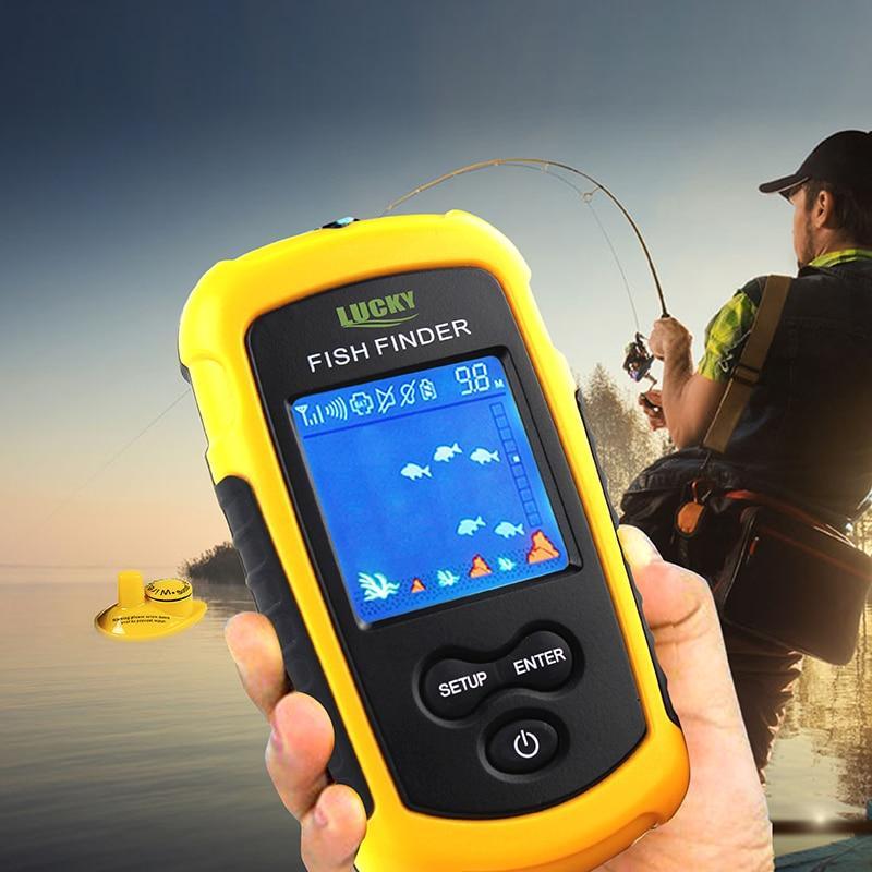 Portable Wireless Fish Finder 120m Range marine  