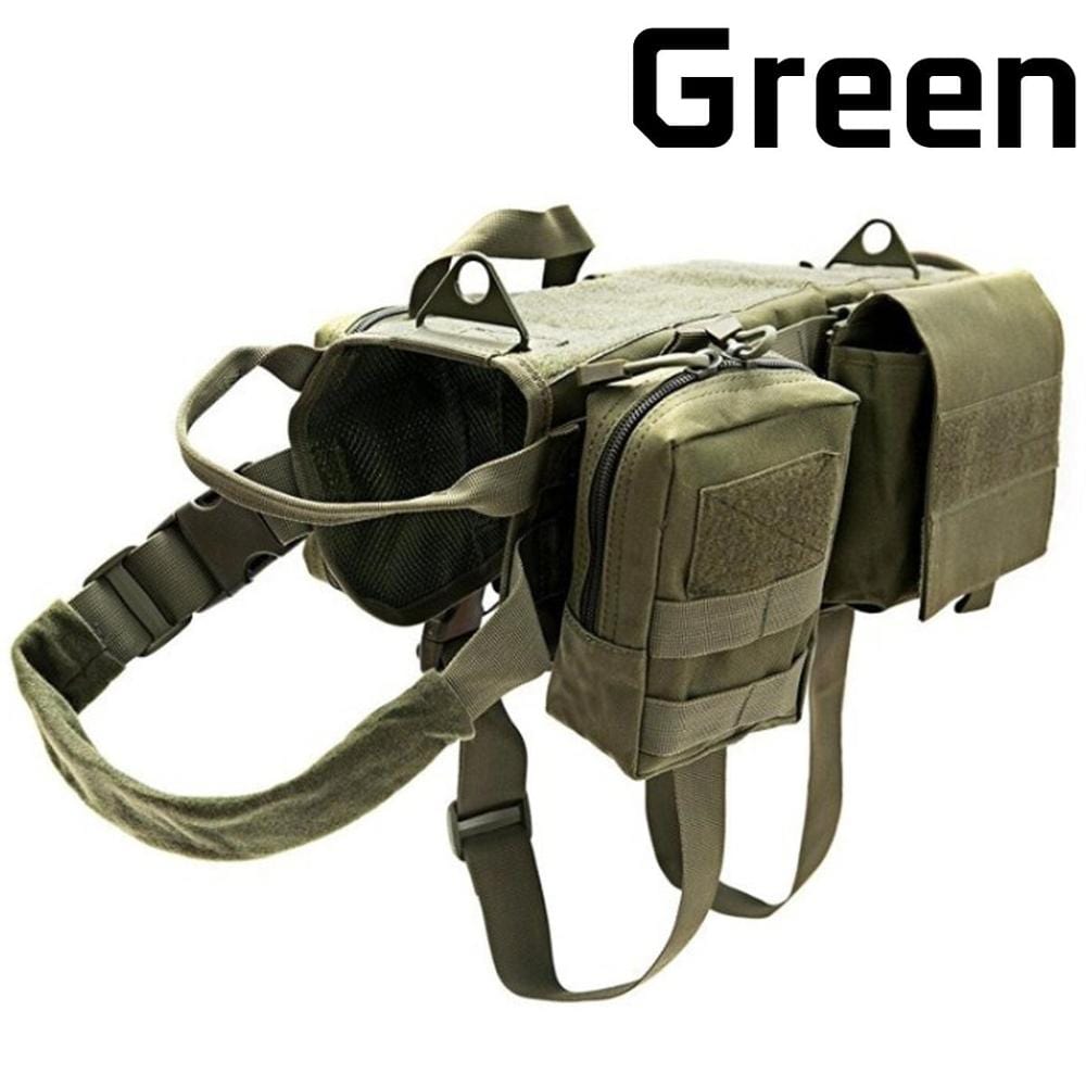 S M L XL Dog Harness Vest with Molle packs Dog Stuff  