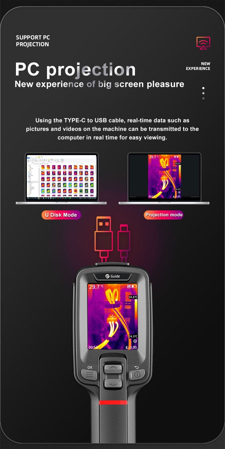 SENSMART PC210 Thermal Camera Infrared Imaging thermal vision  