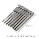 Security Torx Screwdriver Set | 50mm - 150mm tools  