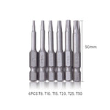 Security Torx Screwdriver Set | 50mm - 150mm tools  