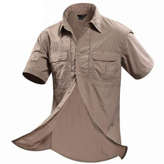 Short Sleeve Shirt Breathable Quick Dry Outdoor Clothing  