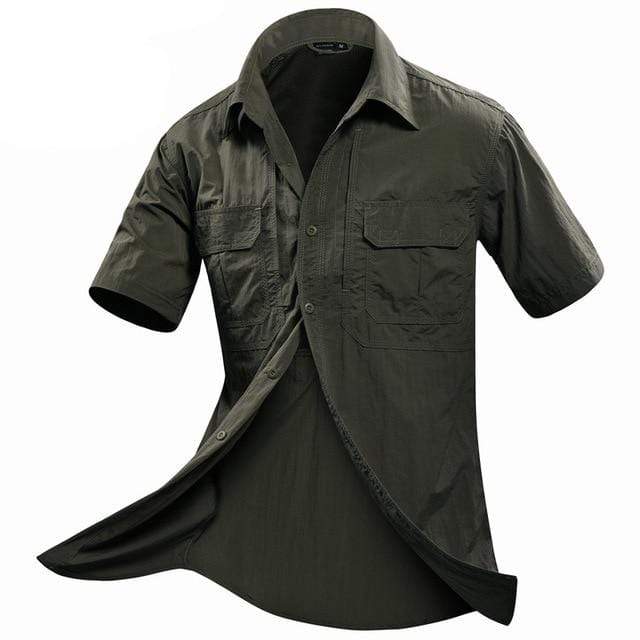 Short Sleeve Shirt Breathable Quick Dry Outdoor Clothing  