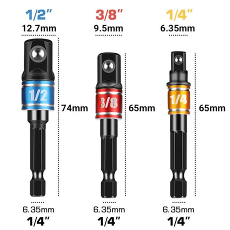 Socket Adapter Impact  Hex Shank Bit tools  