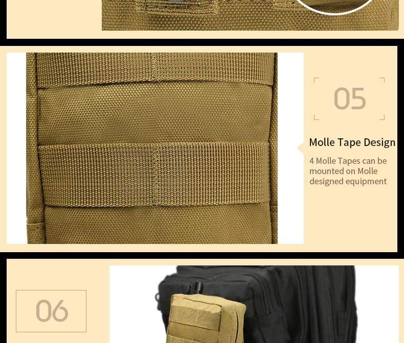 Tactical Utility Bags Vest/Waist (Molle) Helmet & Pack Accessories  